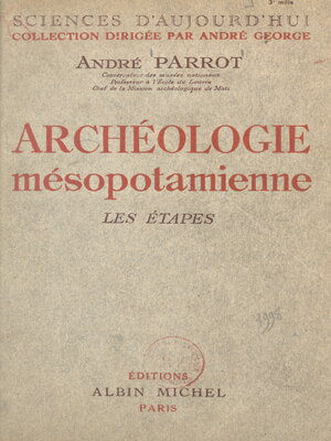 cover image of Archéologie mésopotamienne